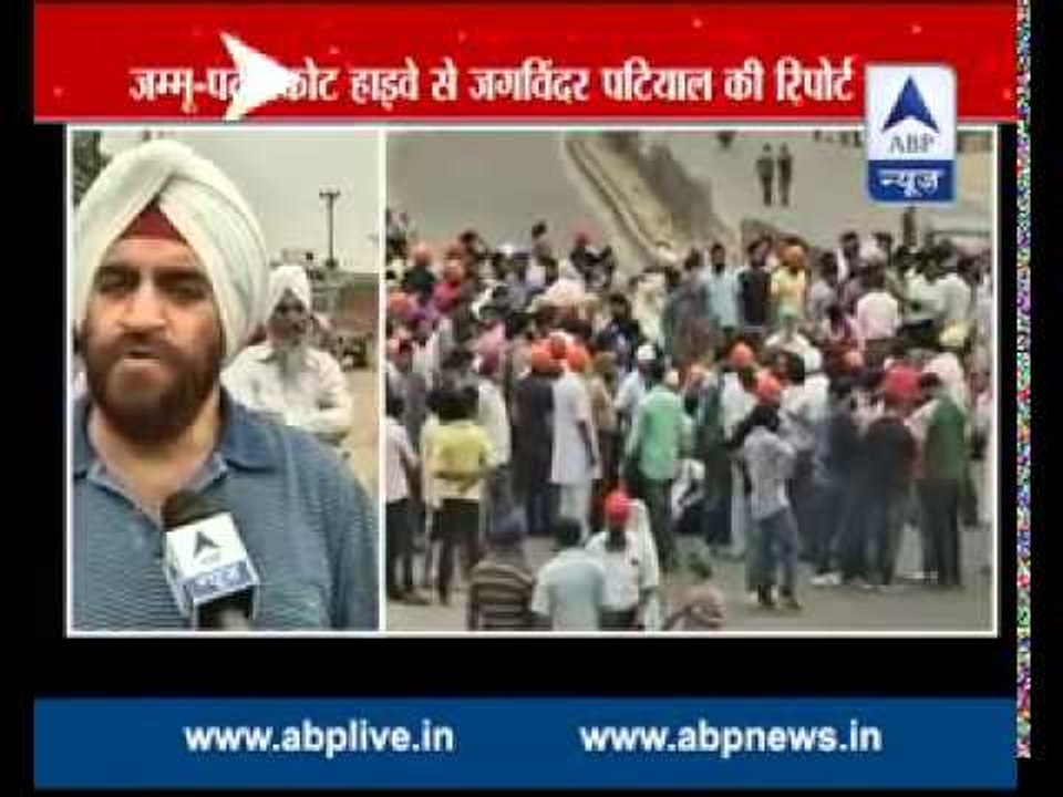 Bhindranwale poster row increases; protesters block Jammu-Pathankot highway and demand justice