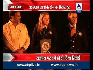 India makes two world records on International Yoga Day