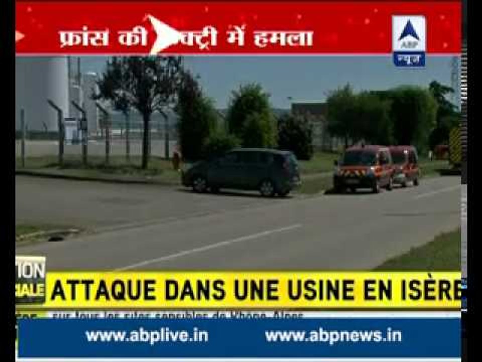 Terrorist attack on a factory in France; 1 dies, several injured