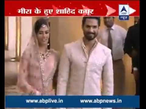 Bollywood actor Shahid Kapoor ties the knot with Mira Rajput in Gurgaon