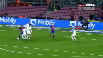 Rafinha Goal HD - Barcelona 3-0 Hercules - 21.12.2016