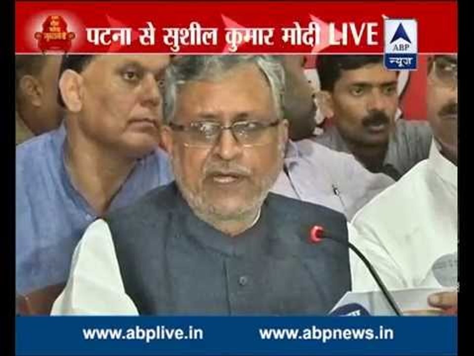 Sushil Modi presents report card as an answer to Nitish Kumar