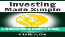 [PDF] Investing Made Simple: Index Fund Investing and ETF Investing Explained in 100 Pages or Less
