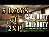 5 Days Of Double XP Infinite Warfare and Modern Warfare Remastered