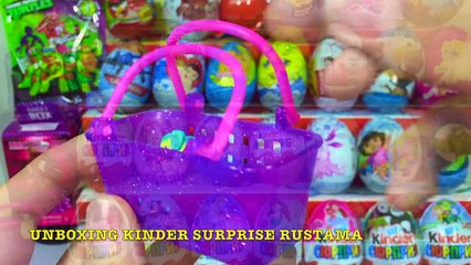 Unboxing Kinder Surprise 30 Киндер Сюрпризов Фиксики,Angry Birds,Свинка Пеппа,Маша и Медведь,МЛП