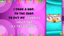 Lolly Pop - Karaoke Version With Lyrics - Cartoon/Animated English Nursery Rhymes For Kids