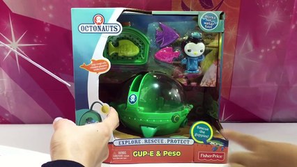 Octonauts Gup E With Peso Water Toy & And Playing - Octonauts Unboxing