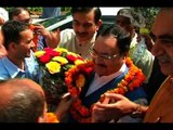 Health Minister JP Nadda welcomed amid beating dhols in Chandigarh's PGI, Hospital protoco