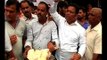 MNS workers protest against meat ban by selling chicken in Mumbai