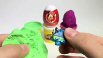 Play Doh Surprise Eggs kinder playdo eggs Huevos Sorpresa