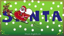 S A N T A | Childrens Christmas Song | Preschool, Kindergarten, Learn English
