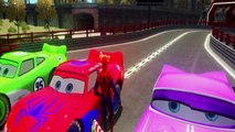 Cars Lightning McQueen Hulk Spider Man Buzz Lightyear Toy Story & Ramone Race