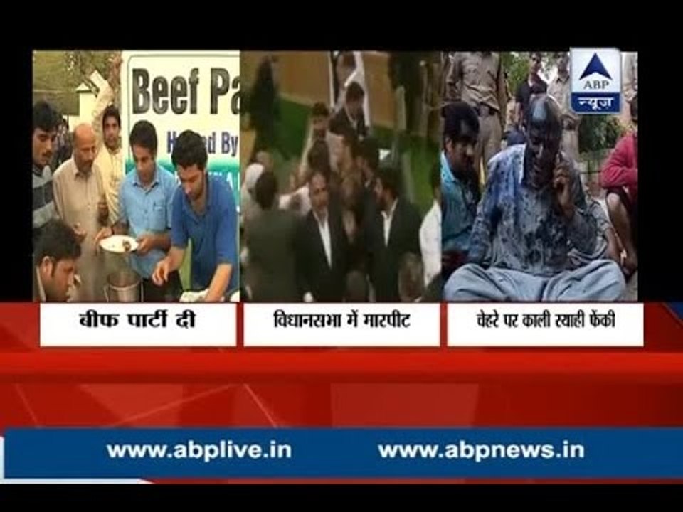 From Beef party to ink smearing incident: Watch Engineer Rashid now protest in Delhi