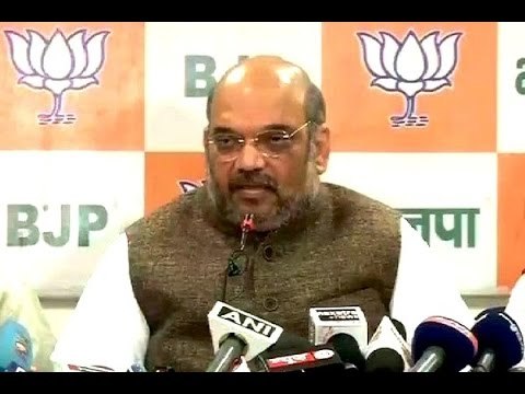 BJP is not responsible for Dadri Lynching, SP is: Amit Shah during a press conference in P