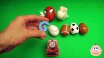 Kinder Surprise Egg Learn A Word! Spelling Sports! Lesson 10 Teaching Letters Opening Eggs