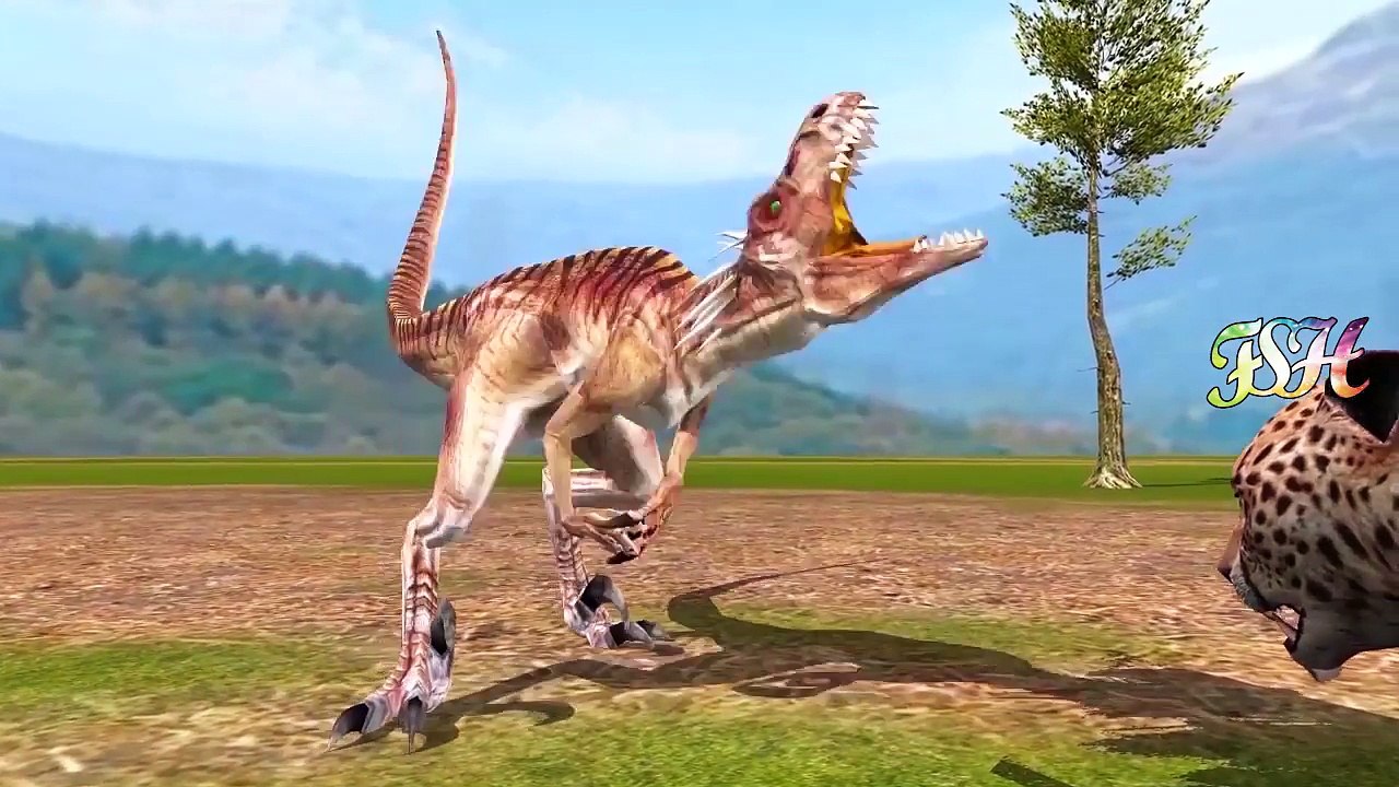 Dinosaurs Vs Monster Truck Street Fight || Dinosaurs Cartoons For Children