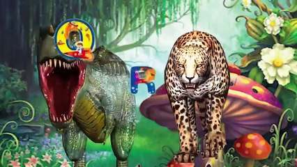 ABC Songs For Children | Dinosaurs Rabbit ABC Alpabet Songs For Kids | 3D ABC Phonics Songs