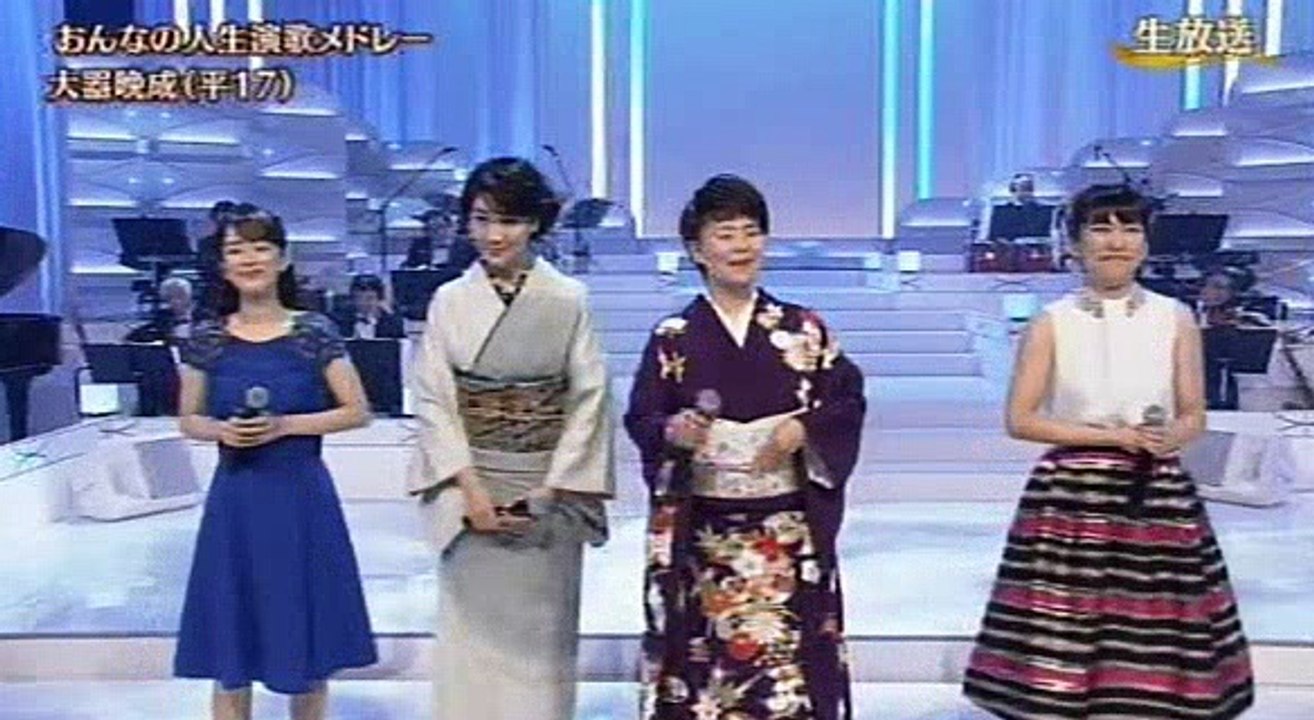 おんなの人生演歌メドレー。島津亜矢・丘みどり・森山愛子・市川由紀乃