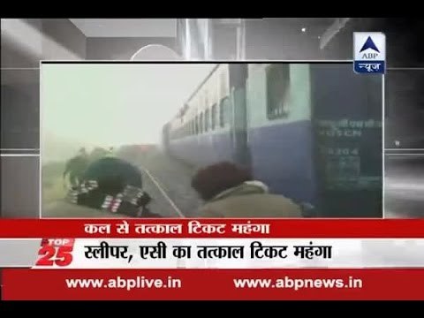 Railways hiked the Tatkal ticket charges