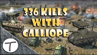 COH2 Sherman Calliope Carnage 336 kills Company of Heroes 2