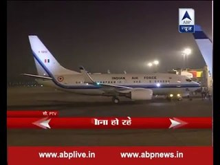 PM Modi's plane takes off for Delhi
