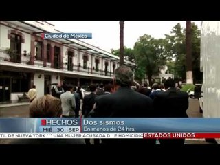 ¡Dos sismos en la Ciudad de México!