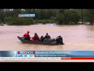 Al menos 9 personas fallecidas en Carolina del Sur por inundaciones
