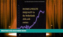 Read Online Income and Wealth Inequality in the Netherlands 16th-20th Century  For Ipad
