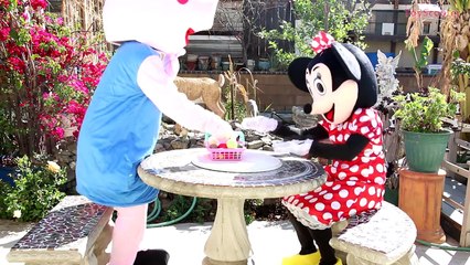 MINNIE MOUSE & MICKEY Movie Night w/ Spiderman George Pig & Joker - Funny Movie in Real Life