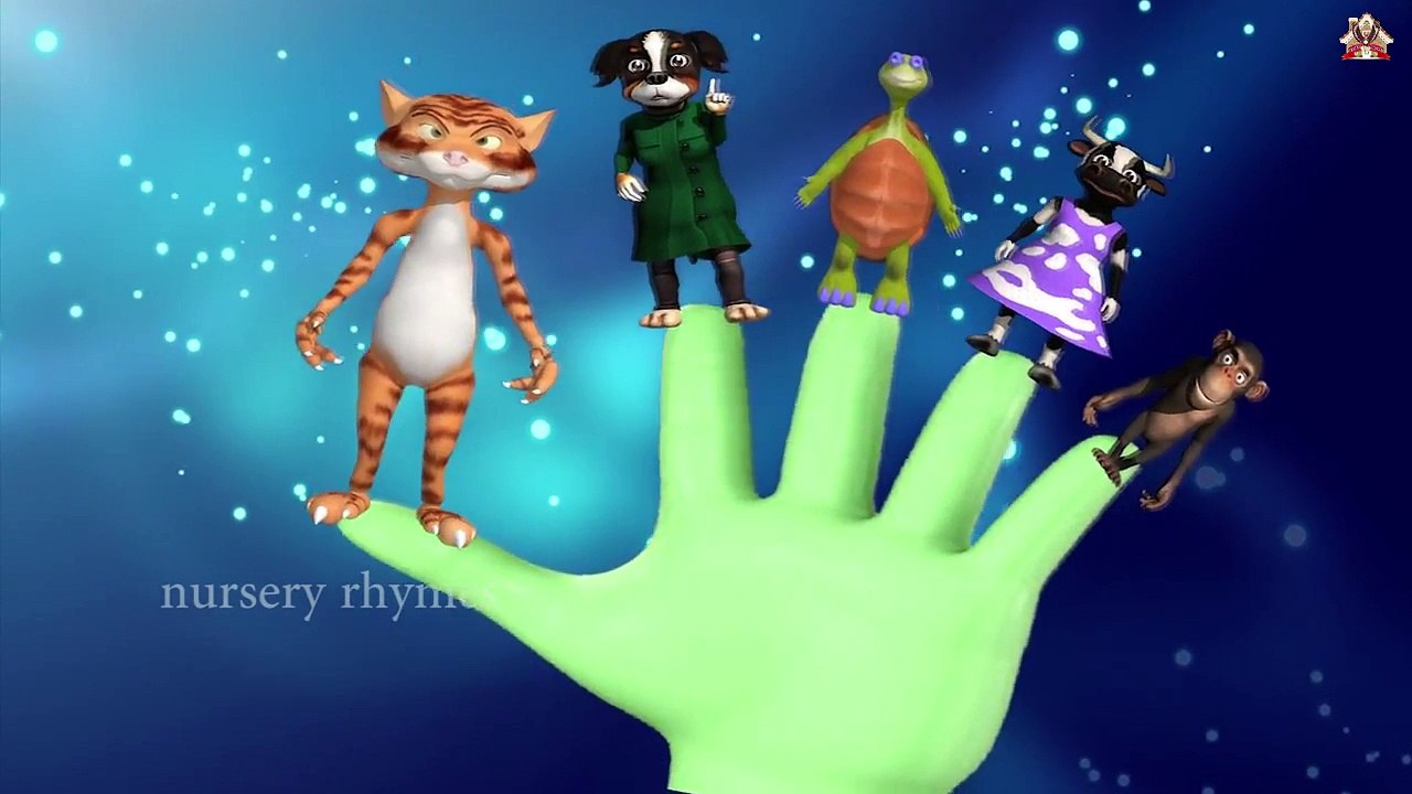 Finger Family || CARTOON CHARACTERS V/S TRAIN Version || Nursery Rhymes and Baby Songs