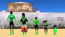 Finger Family Rhymes Hulk Cartoons for Children | Finger Family Children Nursery Rhymes Songs