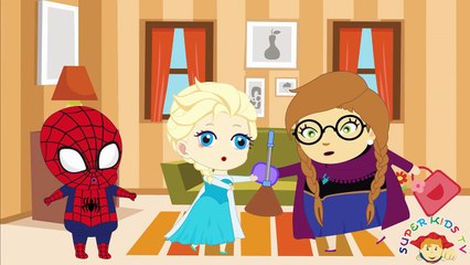 Frozen Elsa Eating Insects Doctor Performs Surgery New Episodes! Finger Family Song Nursery Rhymes