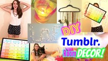 DIY Tumblr Inspired Room Decor 2015! Spring Cleaning   Life Hacks!