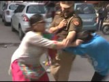 Lucknow: Woman beats husband's girlfriend publicly