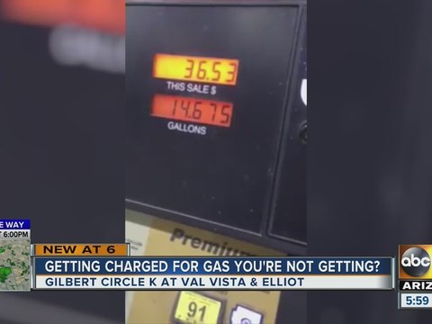 Gilbert gas pump charging for gas drivers aren't getting