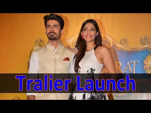 Sonam Kapoor And Fawad Khan Attend The Trailer Launch Of Their Film 'Khoobsurat'