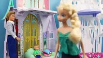 Frozen Elsa Barbie Bed and Breakfast DisneyCarToys Frozen Kids Alex amp Felicia Dolls