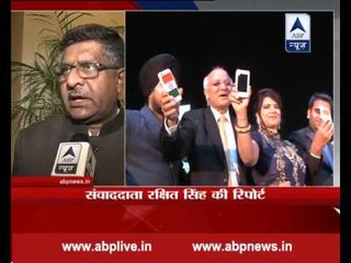 4 member committee set up to keep tab on Freedom 251, Ravishankar Prasad