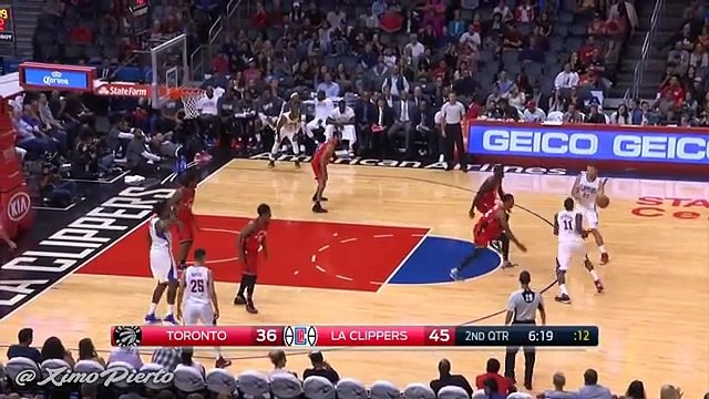 Blake Griffin Throws Shoe at Cory Joseph Raptors vs Clippers Oct 5, 2016 2016-17 NBA Preseason