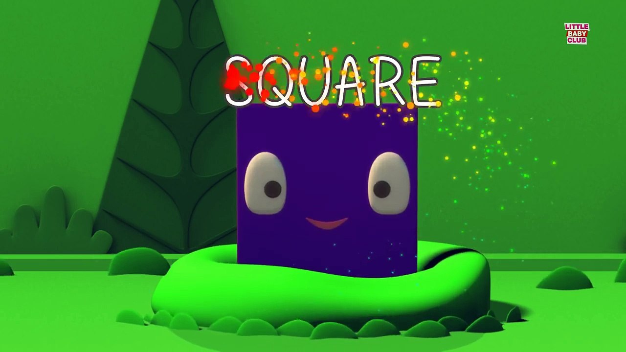 Nursery Rhymes By Kids Baby Club - Shapes Song | Shapes | 3d Shapes Song