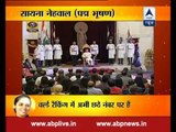 President Pranab Mukherjee presents Padma awards