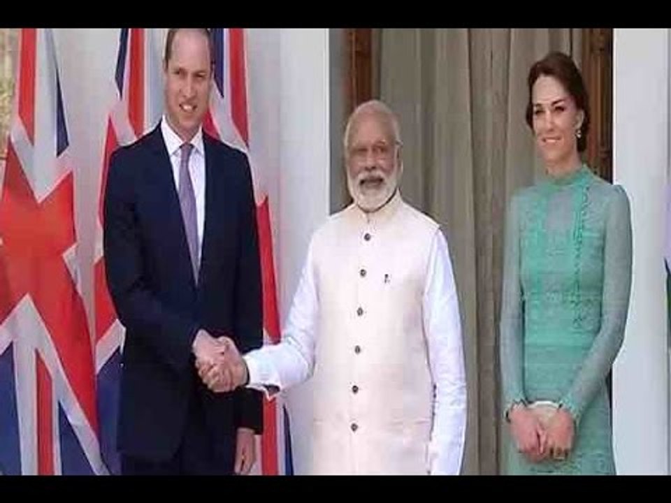 PM Modi meets Duke and Duchess of Cambridge, Prince William and Kate Middleton in Delhi