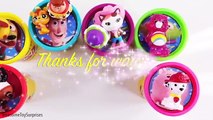 Disney Frozen Sheriff Callie Toy Story Play Doh Surprise Eggs Tubs Dippin Dots Learn Colors Episodes
