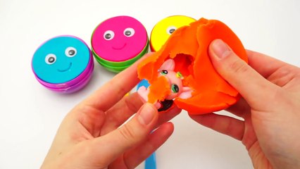 Descargar video: Play-Doh Ice Cream Smiley Faces Surprise Cups Surprise Eggs, Moshi Monsters Minions Shopkins