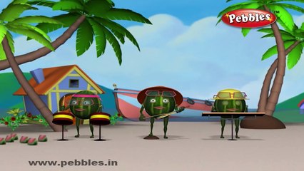 Watermelon Rhyme | Nursery Rhymes For Kids | Fruit Rhymes | Nursery Rhymes 3D Animation