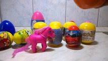 My Little Pony surprise egg and 2 Pokemon surprise egg opening, unwrapping