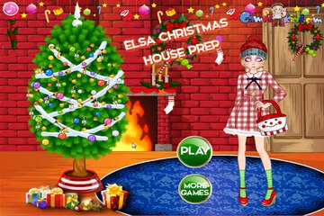 Enjoy in Elsa Christmas House Prep - Fun Christmas Games