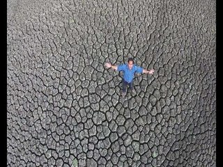 Biggest coverage of sookha via drone camera: 8 out of 12 dams dried out