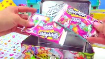 Shopkins strawberry kiss and poppy corn lunch boxes!!   surprises inside!!!