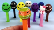 Fun Learning Colours and Counting Numbers 1 to 10 with Play Doh Hide & Seek Pez Candy Dispensers Toy